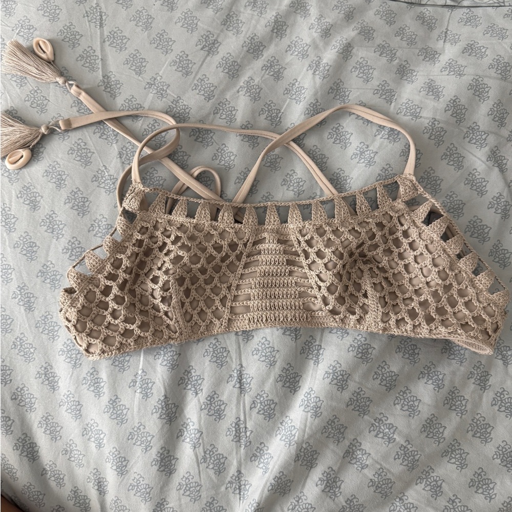 Aerie Crochet Bikini Top
